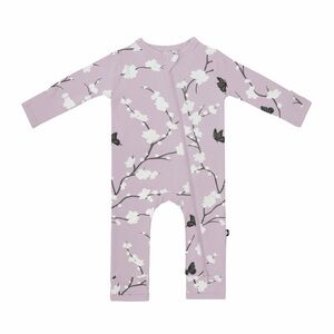Kyte Baby Zippered Romper in Cherry Blossom